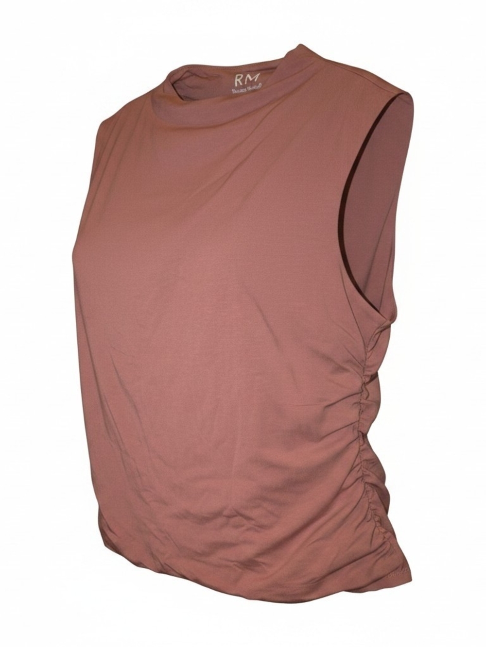 Rebecca Minkoff Ruched Side Tank - Dusty Rose